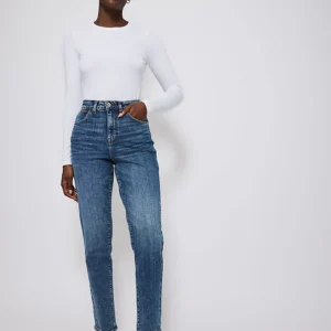 Mid Wash Miley Mom Jeans